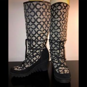 Coach boots shoes SZ 8